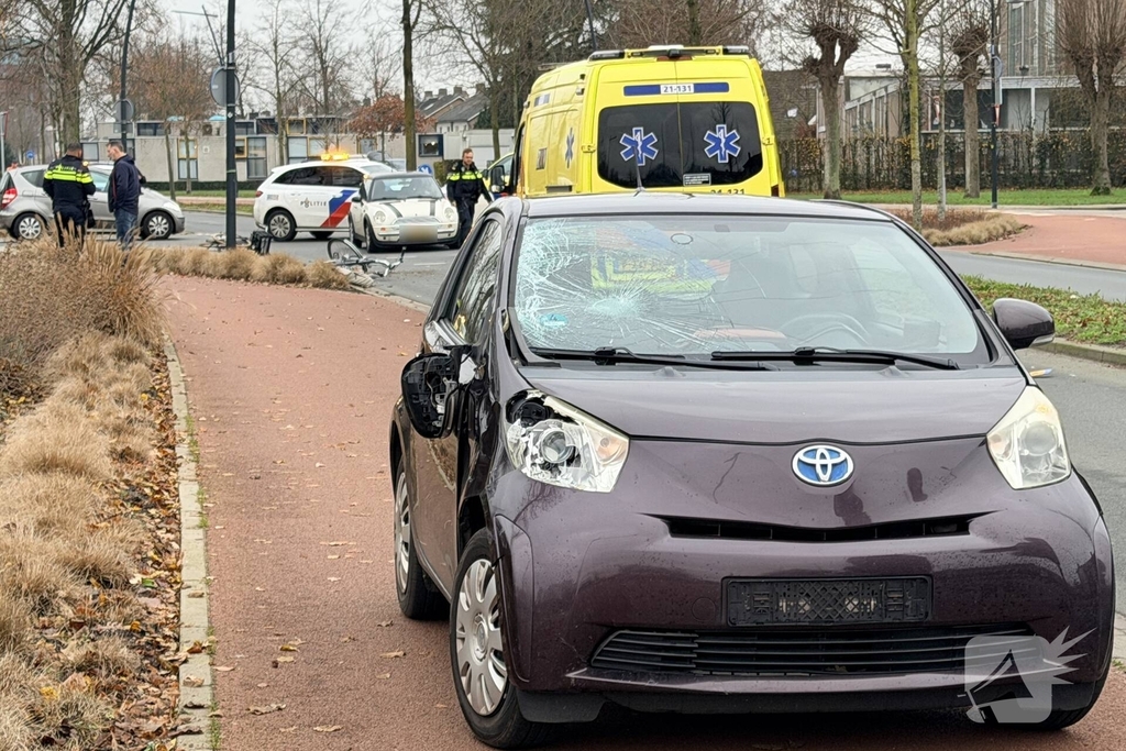 Fietsers aangereden door auto tijdens ongeval