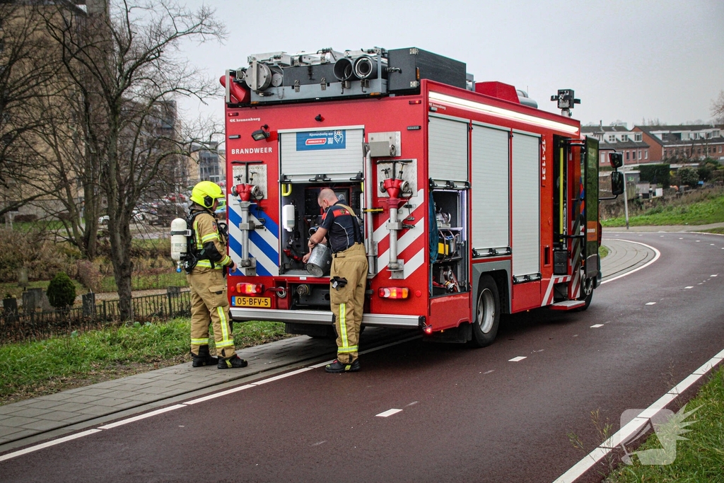 Brand in jeugdhonk snel geblust