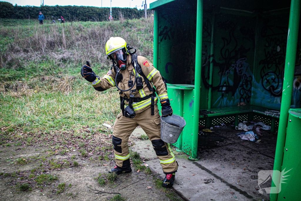 Brand in jeugdhonk snel geblust