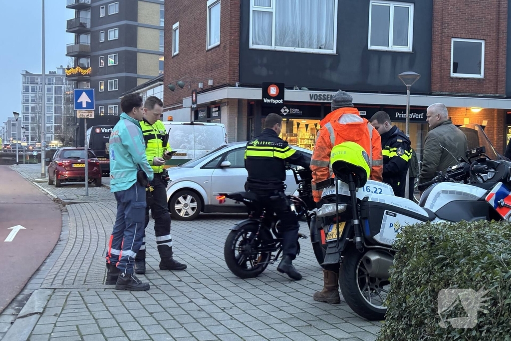 Botsing tussen fatbike en auto leidt tot gewonde