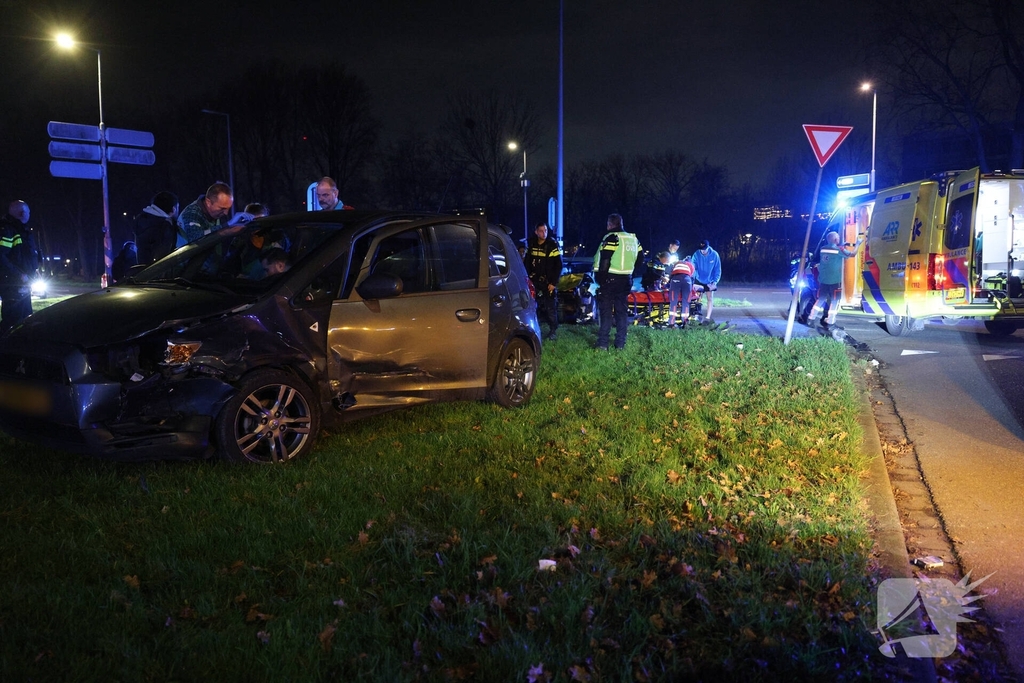 Ongeval resulteert in gewonden bij aanrijding