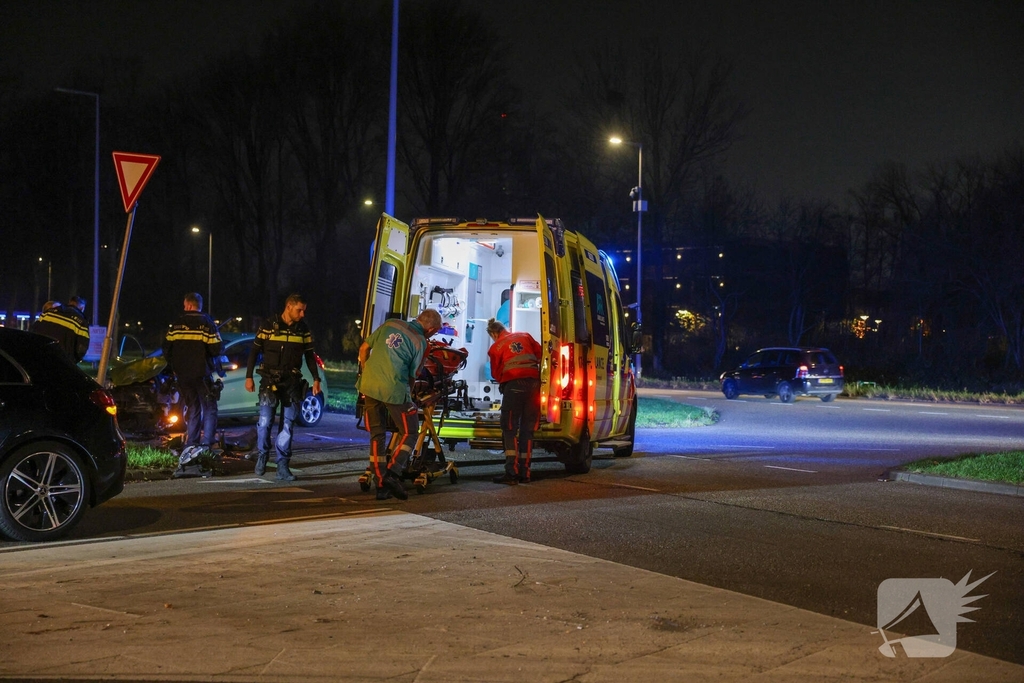 Ongeval resulteert in gewonden bij aanrijding