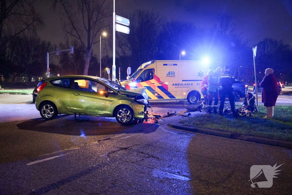 Ongeval resulteert in gewonden bij aanrijding