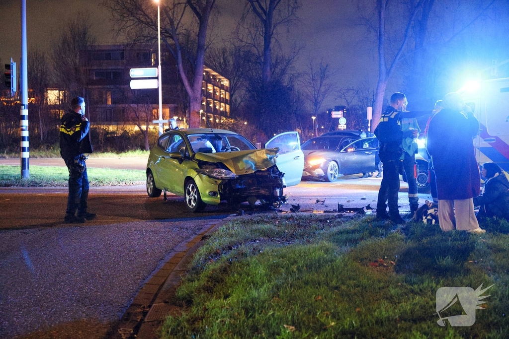Ongeval resulteert in gewonden bij aanrijding