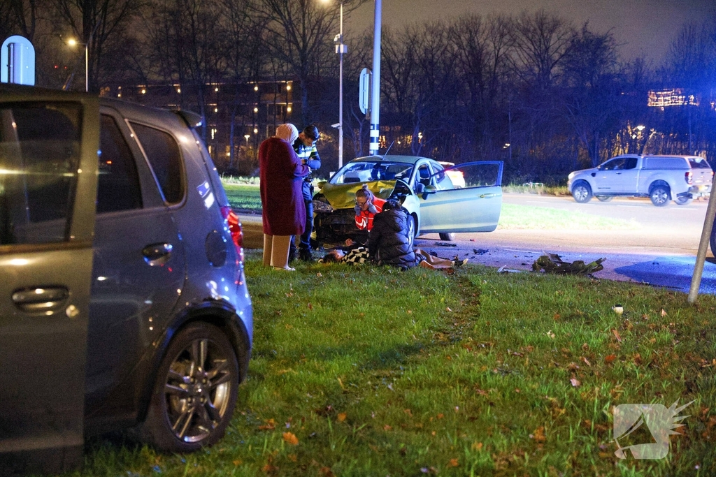 Ongeval resulteert in gewonden bij aanrijding