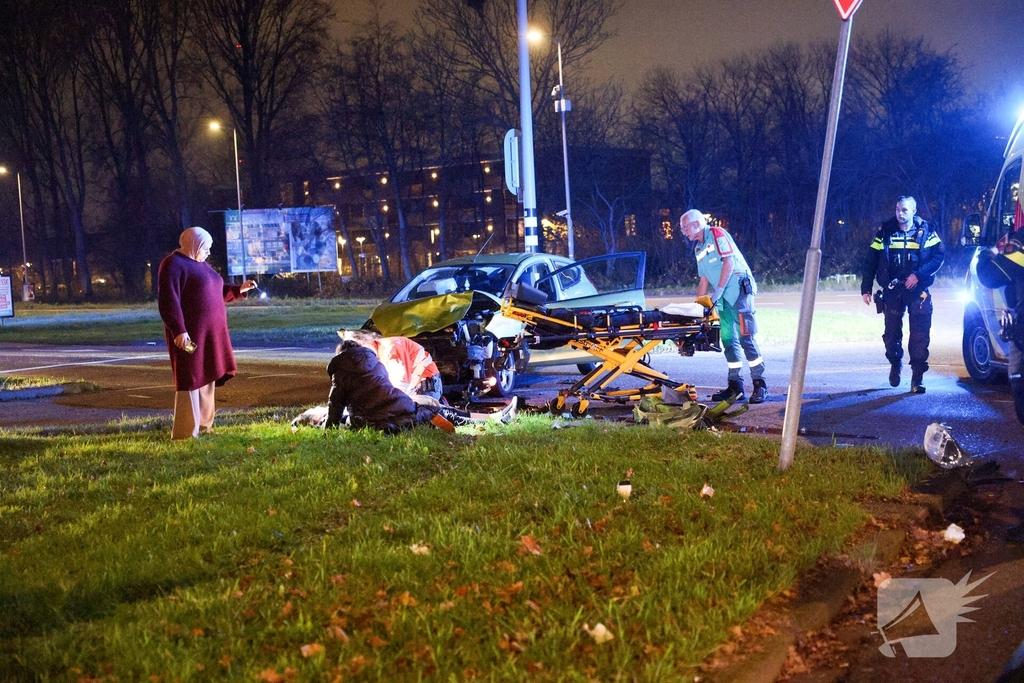 Ongeval resulteert in gewonden bij aanrijding