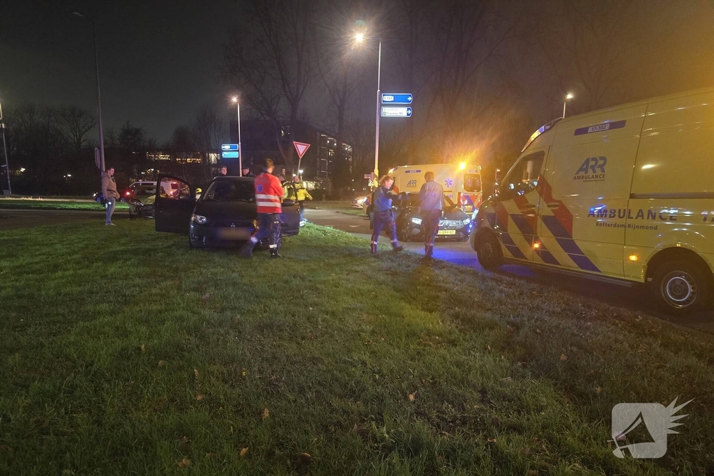 Ongeval resulteert in gewonden bij aanrijding