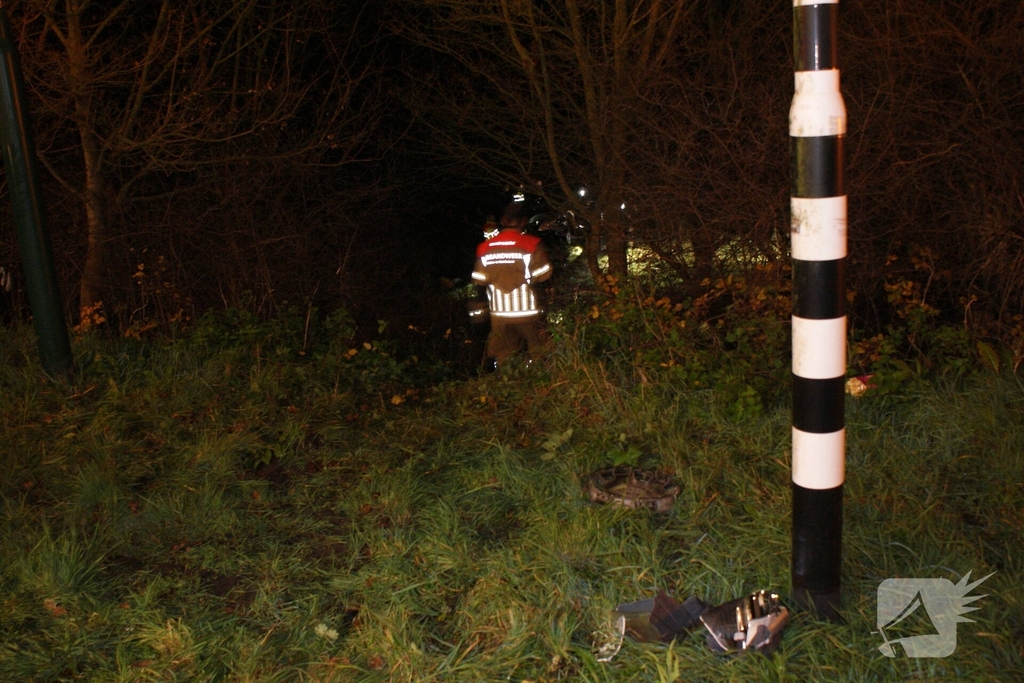 Bestuurder raakt gewond bij ongeval