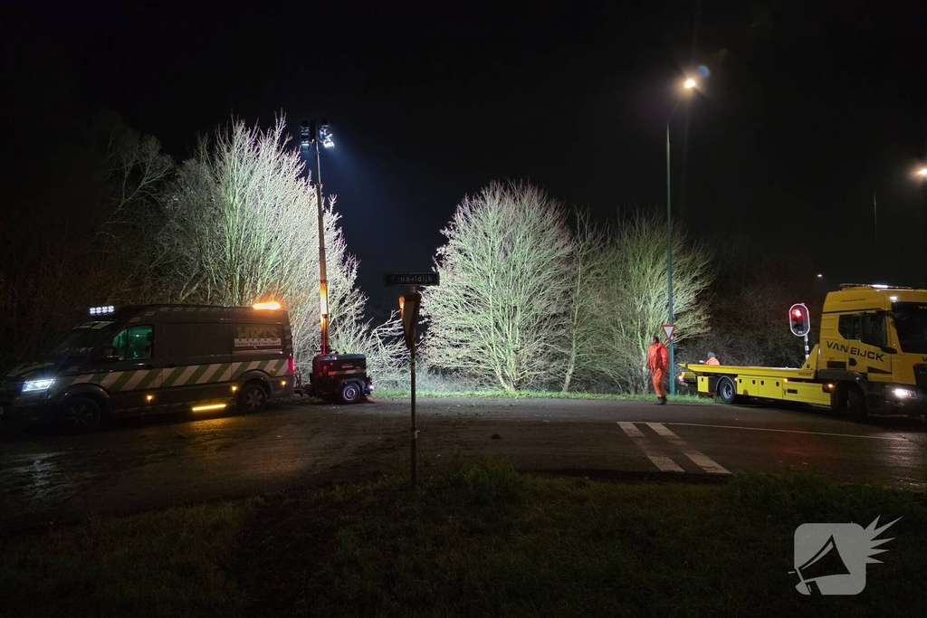 Bestuurder raakt gewond bij ongeval
