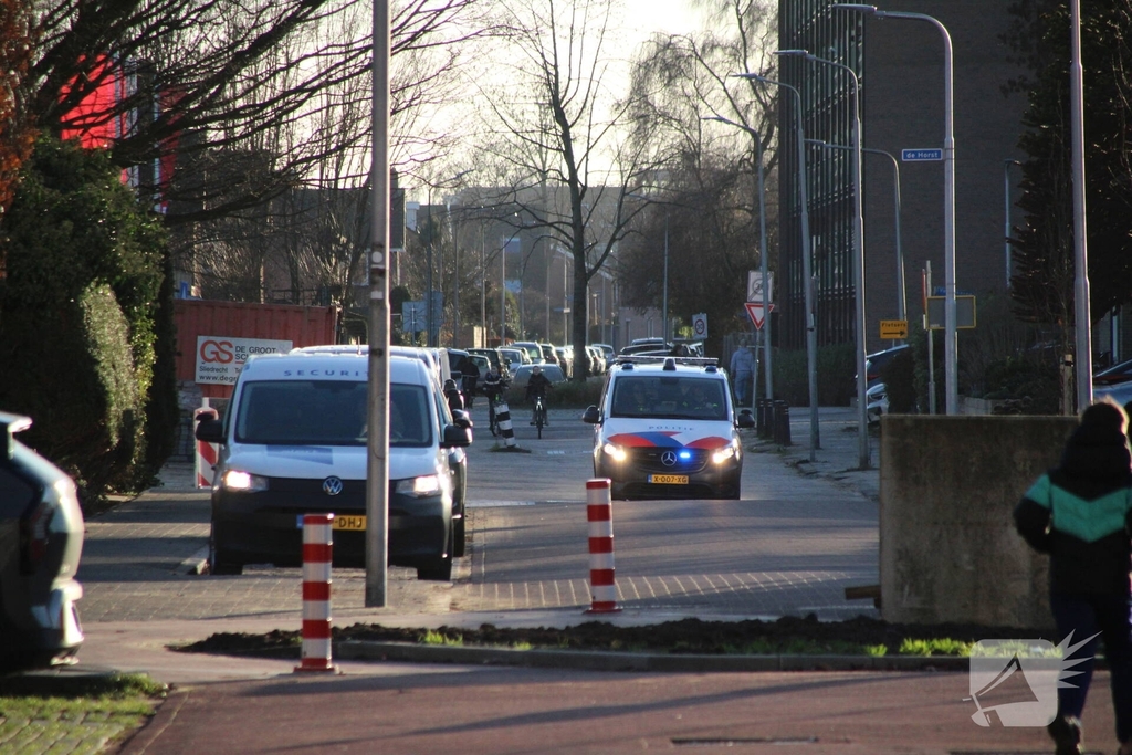Woningbrand op zesde etage van flat