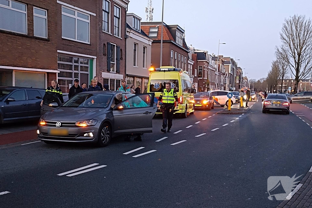Ambulancedienst ingezet na kop-staartbotsing