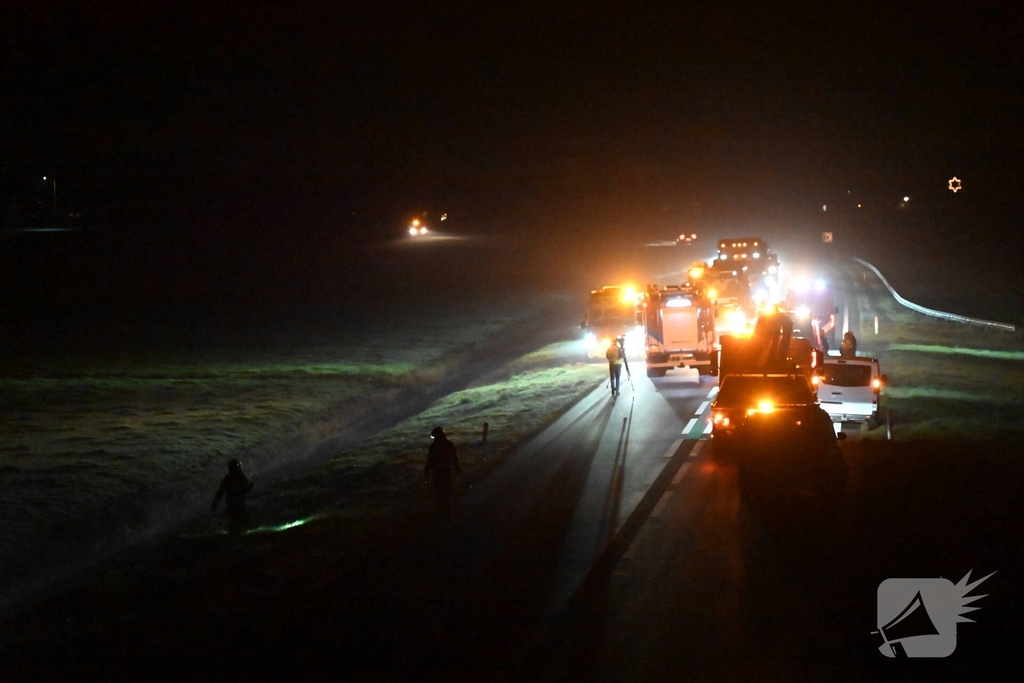 Zoekactie naar voertuig na incident