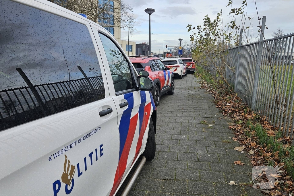 Bedrijfspand deels ingestort