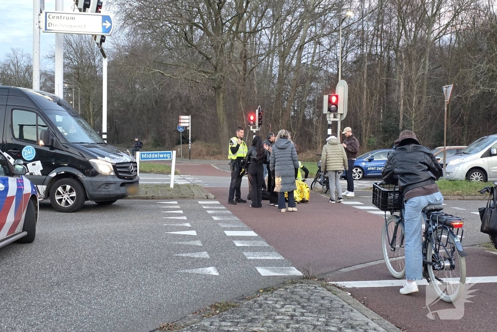 Fietser gewond bij aanrijding met voertuig