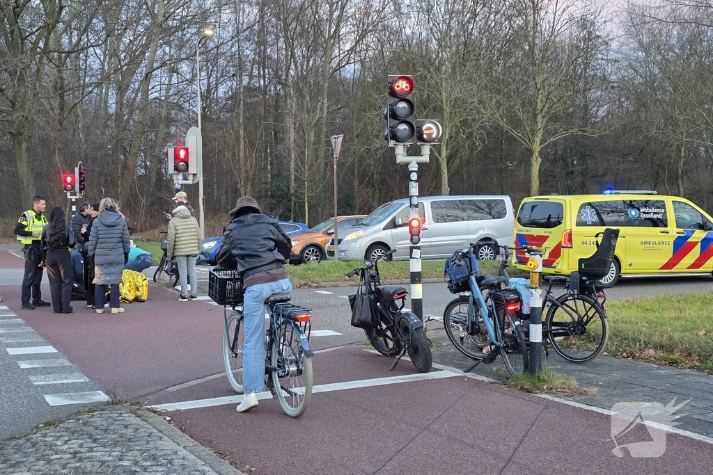 Fietser gewond bij aanrijding met voertuig