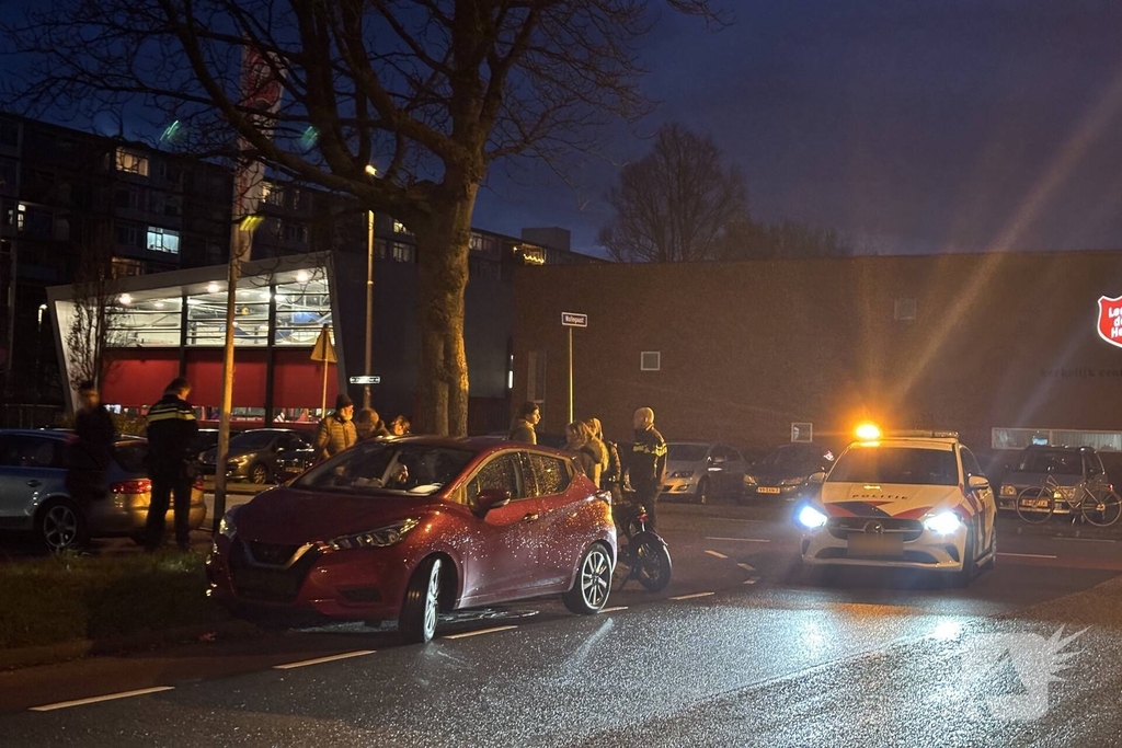 Fatbike en personenwagen botsen op elkaar