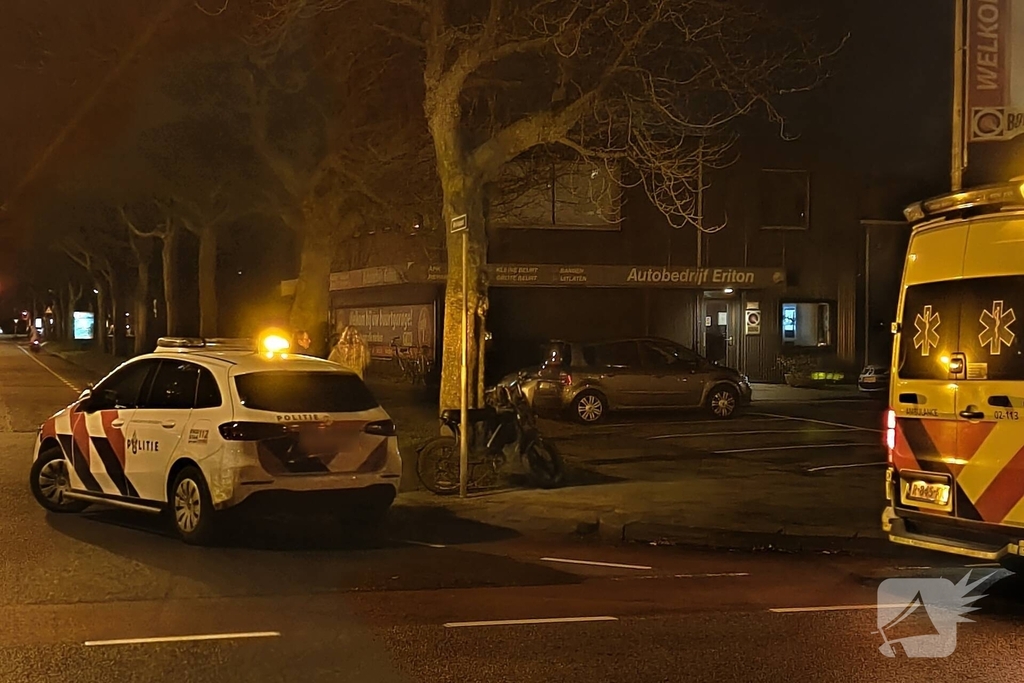 Fatbike en personenwagen botsen op elkaar
