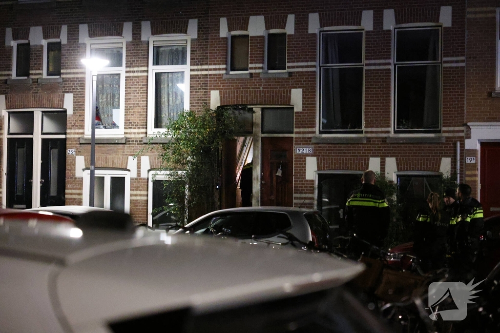 Explosie veroorzaakt schade aan deur