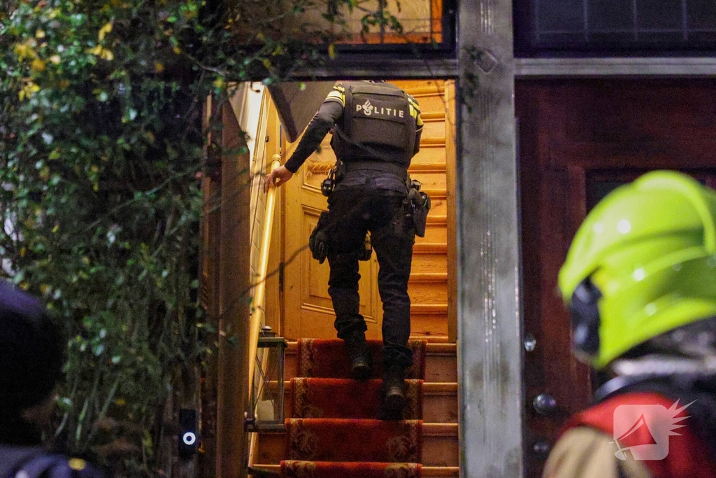 Explosie veroorzaakt schade aan deur