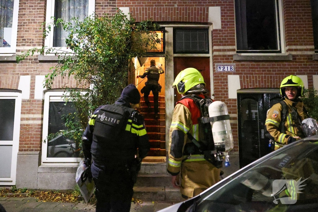 Explosie veroorzaakt schade aan deur