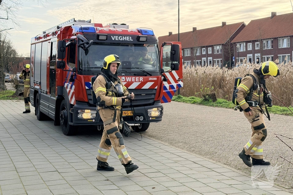 Gaslek na ongeval bij graafwerkzaamheden