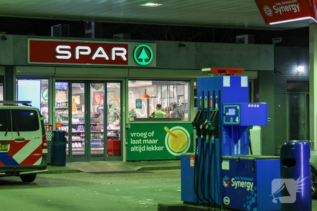 Mislukte overval op tankstation