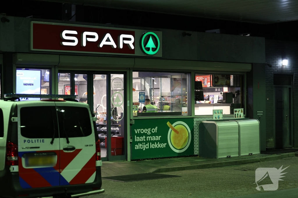 Mislukte overval op tankstation