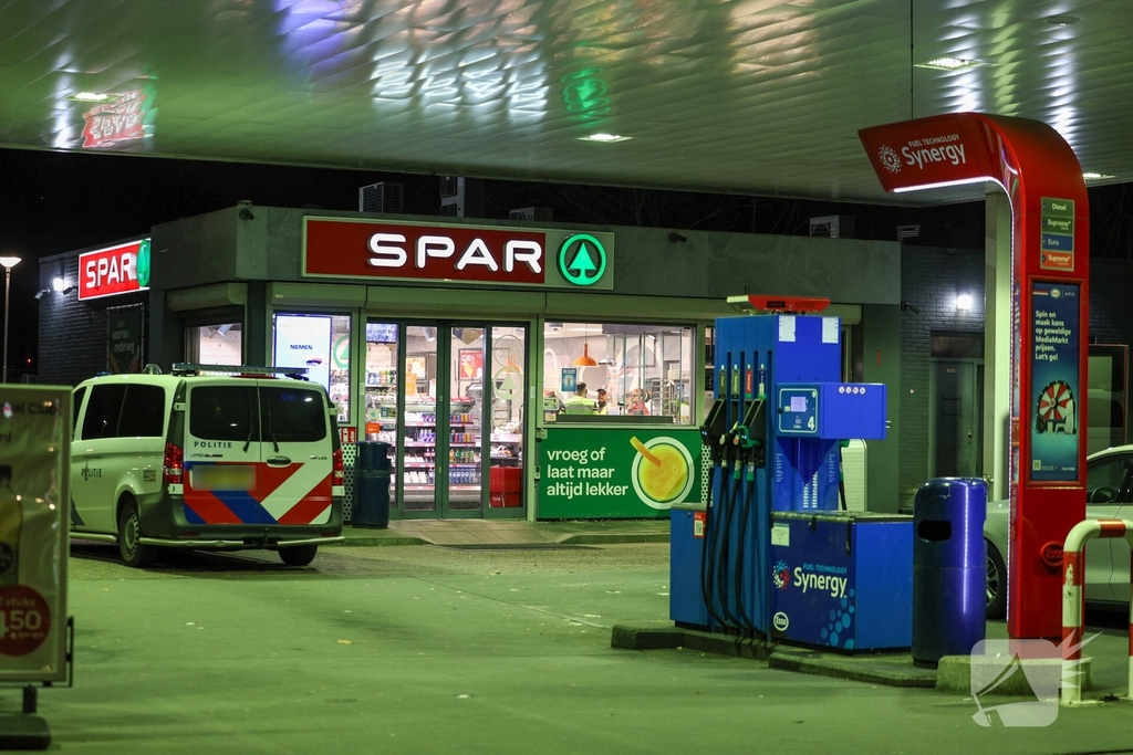 Mislukte overval op tankstation