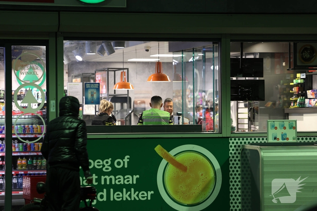 Mislukte overval op tankstation