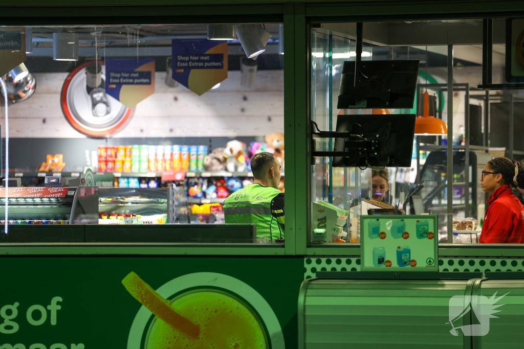 Mislukte overval op tankstation