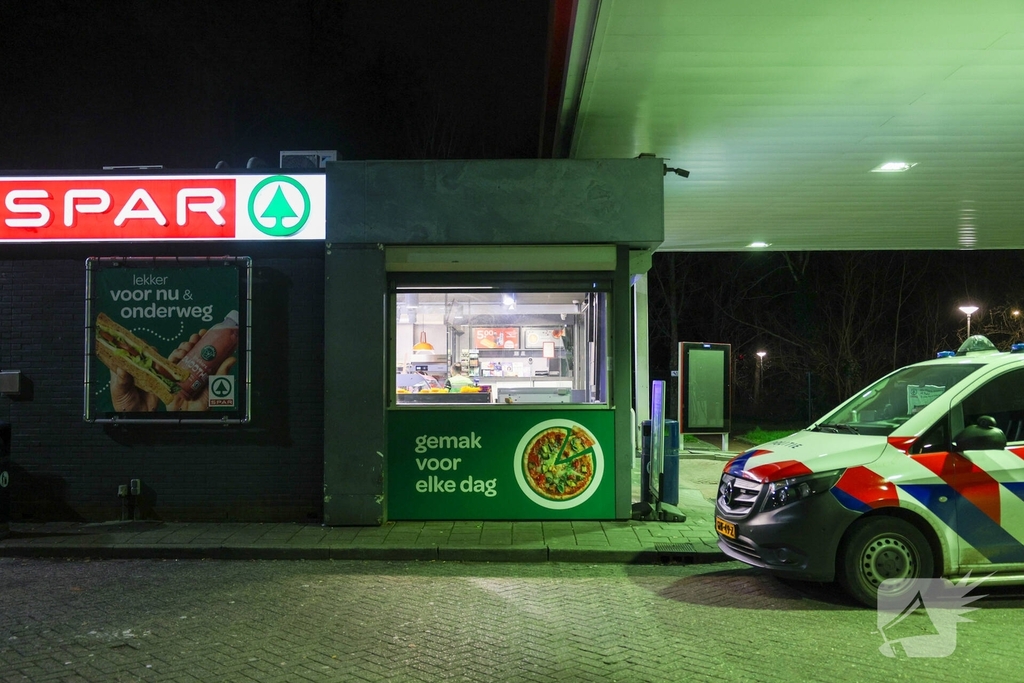 Mislukte overval op tankstation