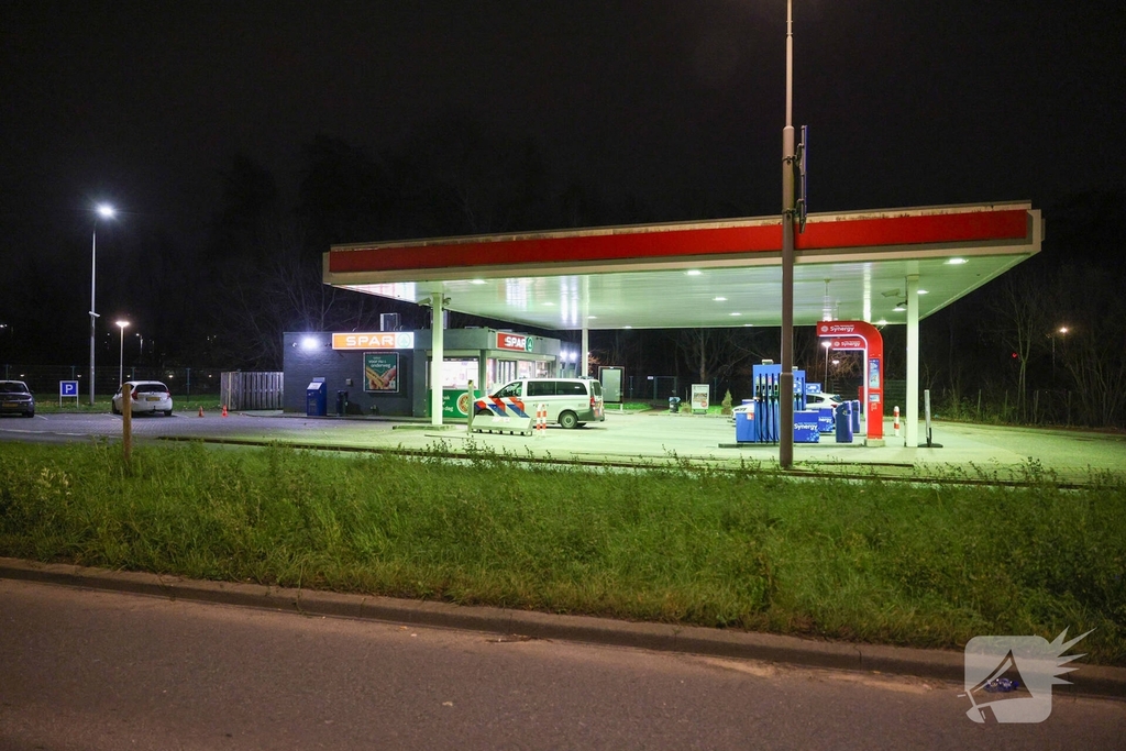 Mislukte overval op tankstation