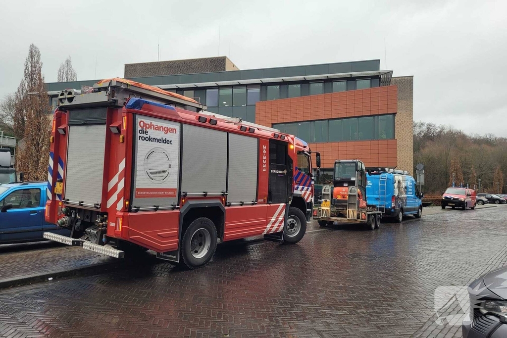 Brandweer ingezet voor wateroverlast in gemeentehuis