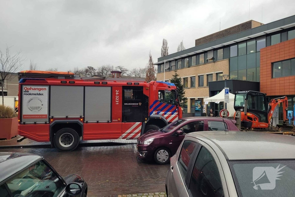 Brandweer ingezet voor wateroverlast in gemeentehuis