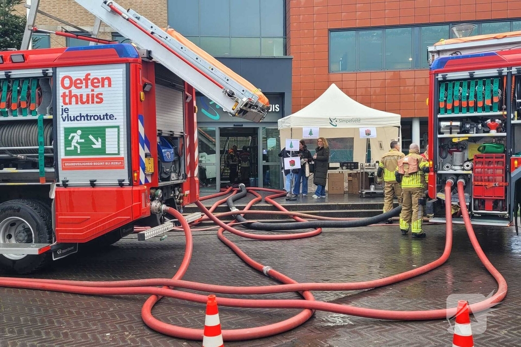 Brandweer ingezet voor wateroverlast in gemeentehuis