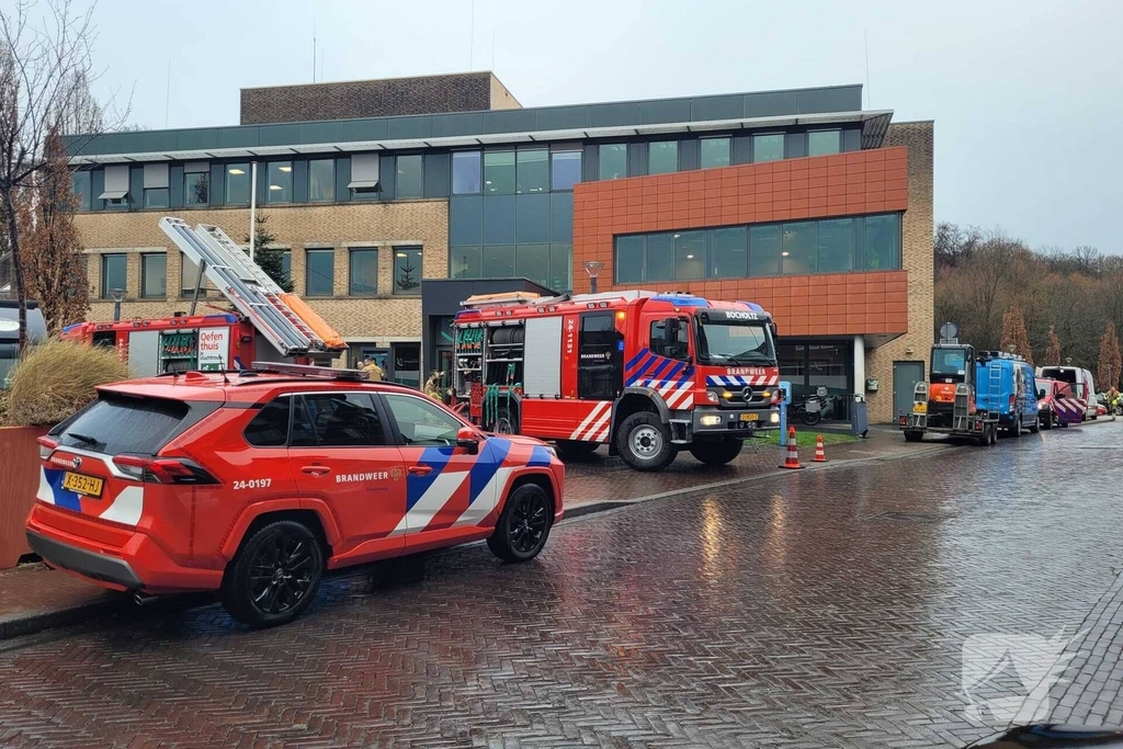 Brandweer ingezet voor wateroverlast in gemeentehuis