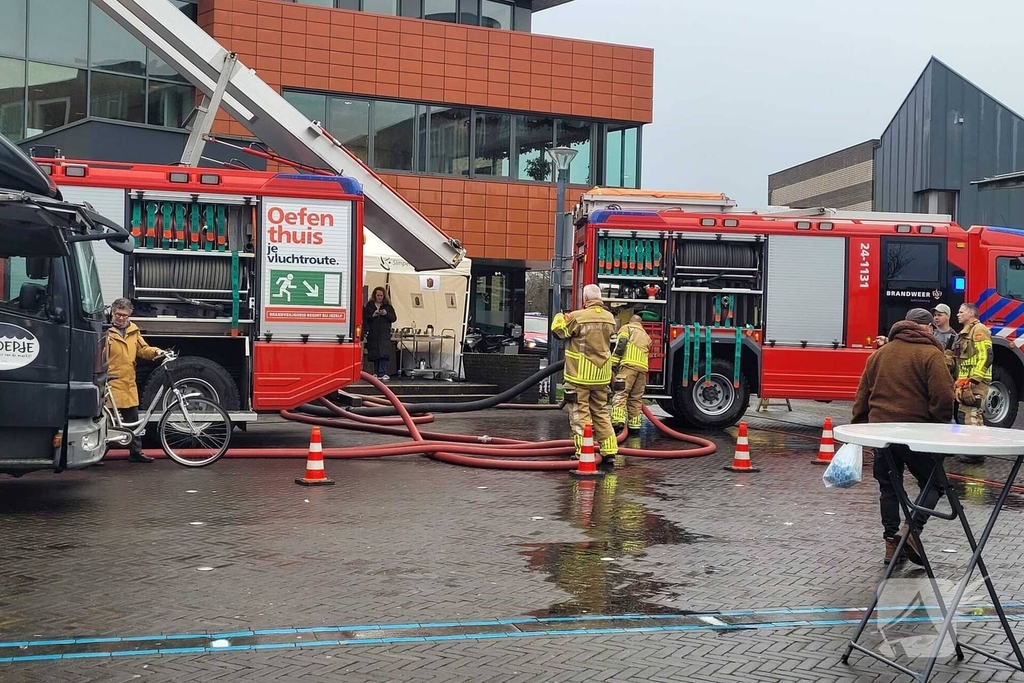 Brandweer ingezet voor wateroverlast in gemeentehuis