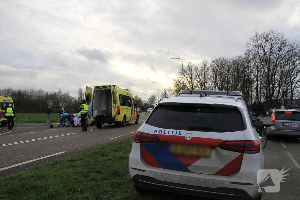Fietser zwaar gewond bij ongeval met auto
