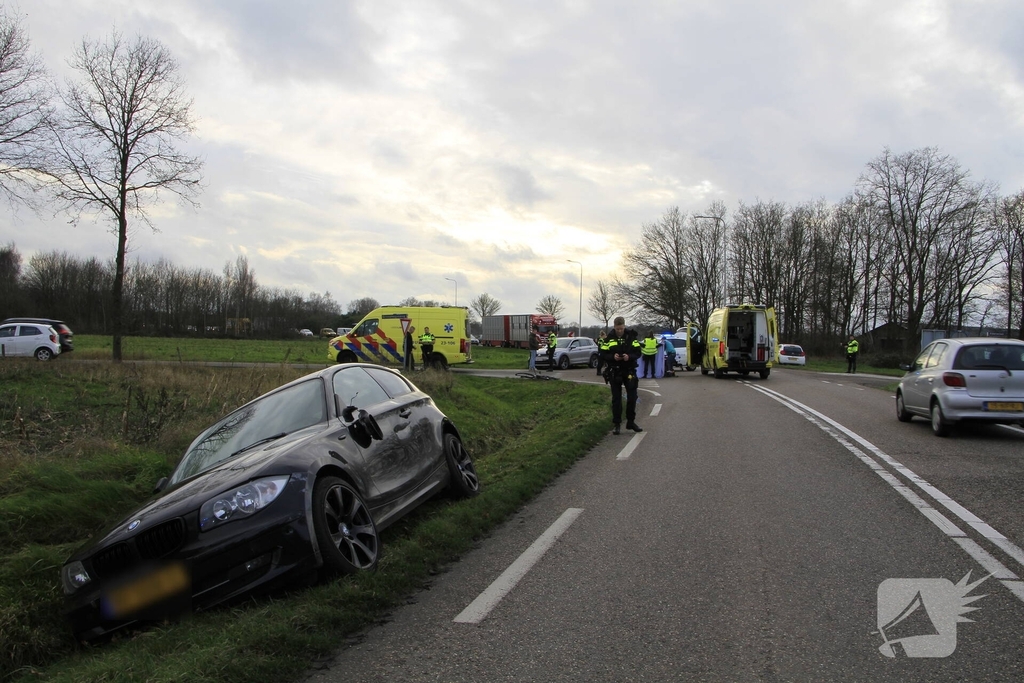 Fietser zwaar gewond bij ongeval met auto
