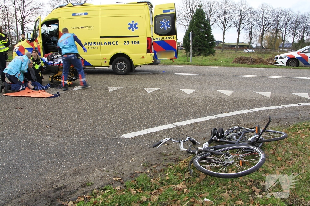 Fietser zwaar gewond bij ongeval met auto