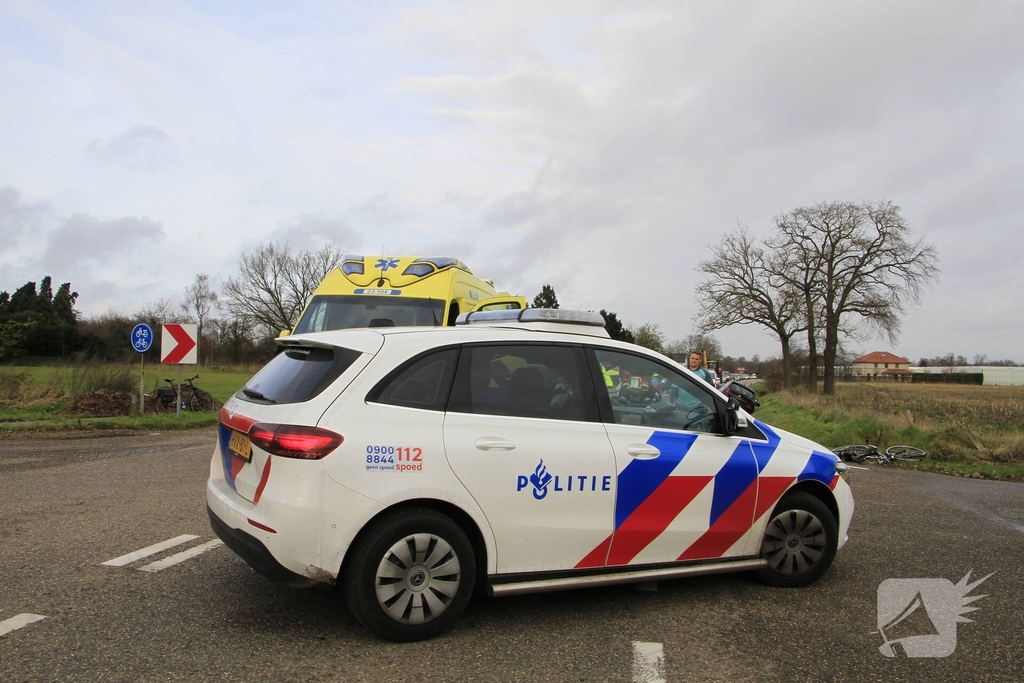 Fietser zwaar gewond bij ongeval met auto