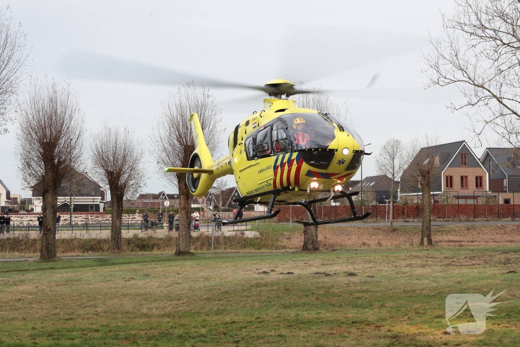 Medische noodsituatie leidt tot traumahelikopter