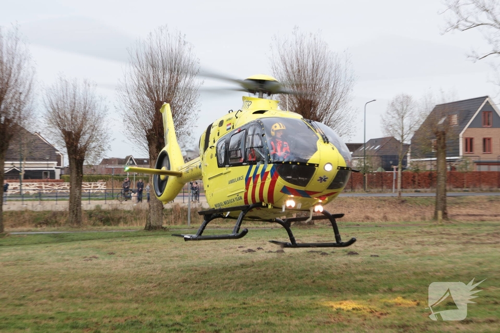 Medische noodsituatie leidt tot traumahelikopter