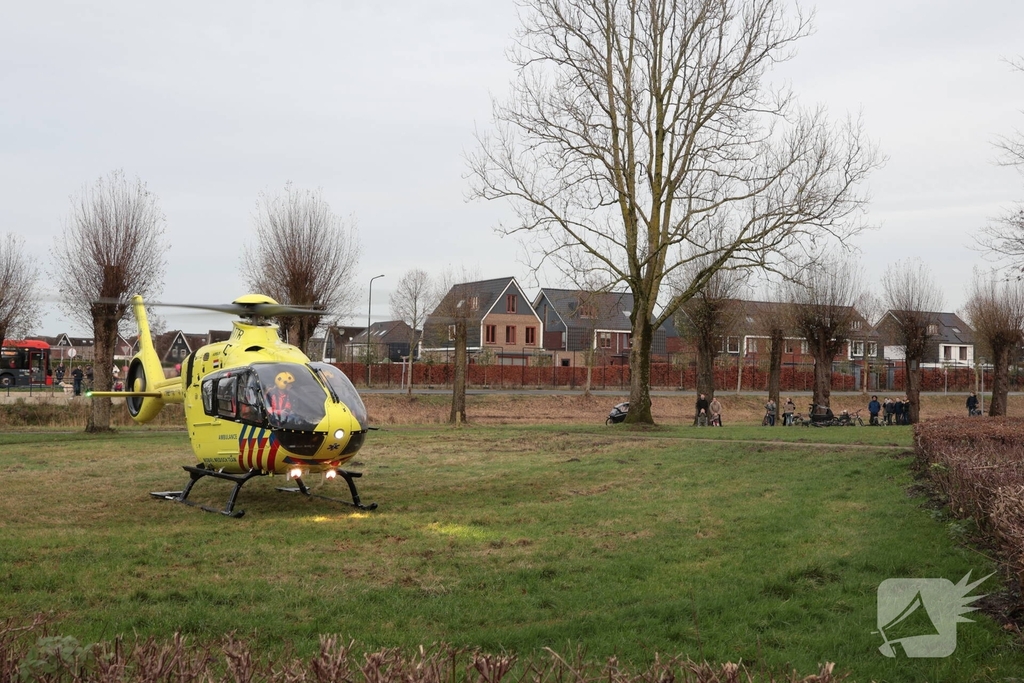 Medische noodsituatie leidt tot traumahelikopter