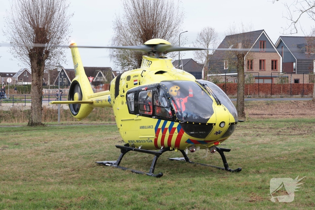 Medische noodsituatie leidt tot traumahelikopter