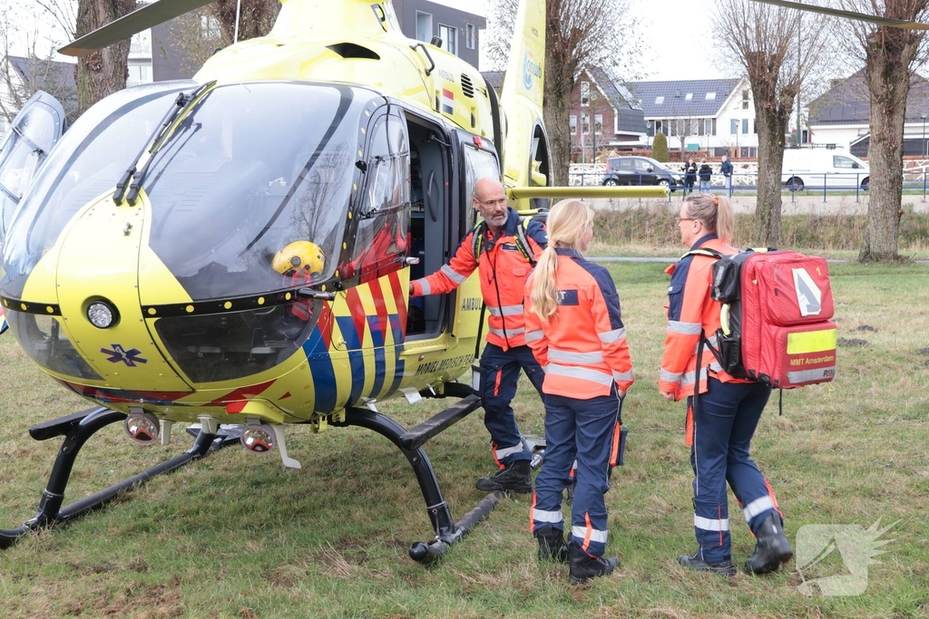 Medische noodsituatie leidt tot traumahelikopter