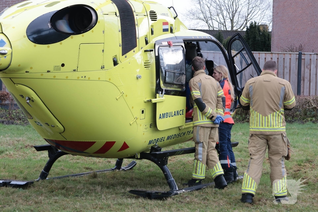 Medische noodsituatie leidt tot traumahelikopter