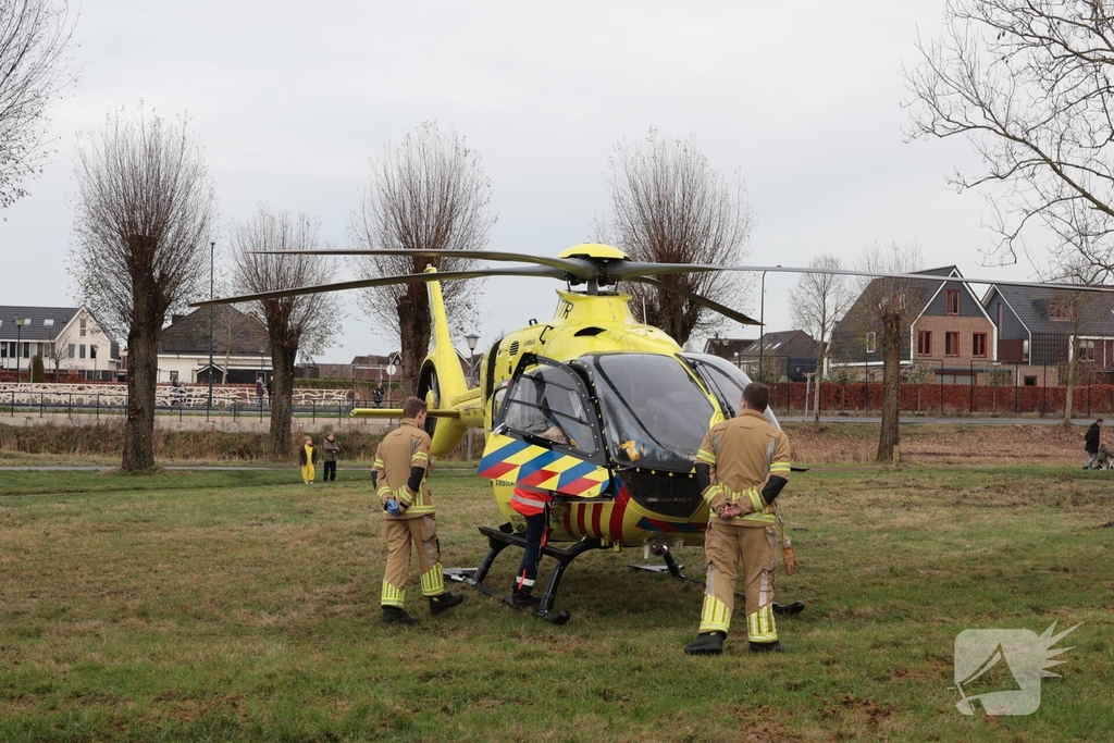 Medische noodsituatie leidt tot traumahelikopter