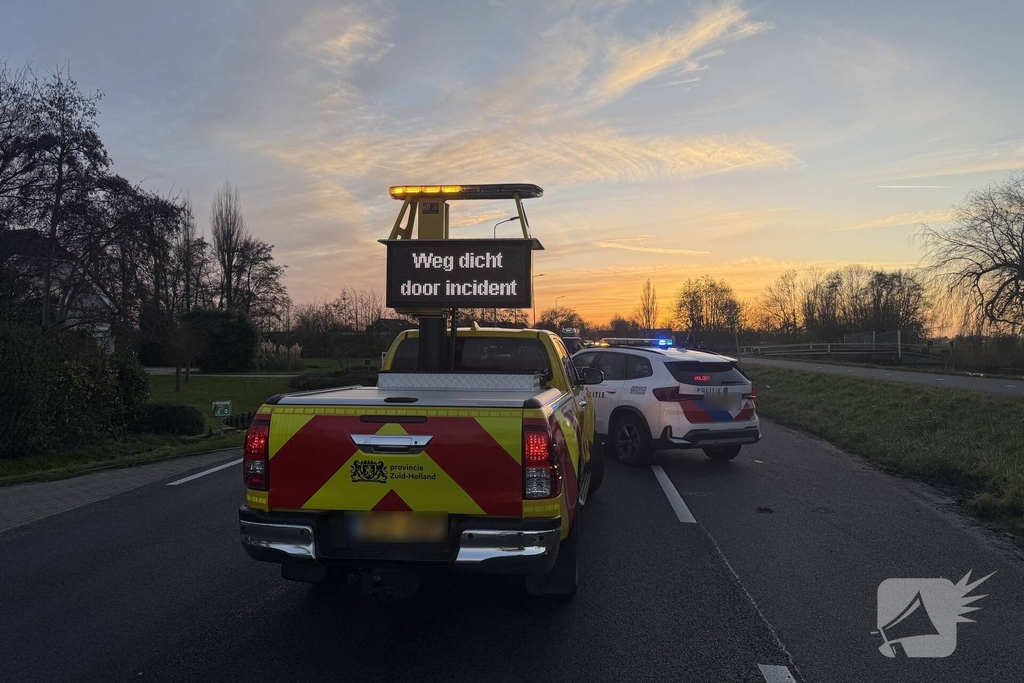 Ongeval tussen bestelbus en personenauto
