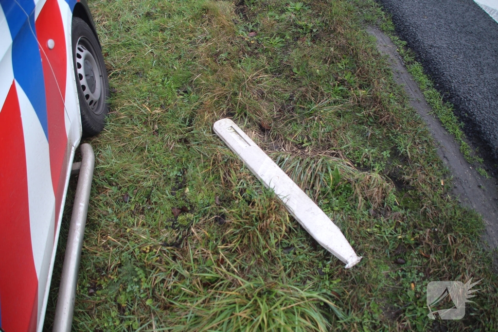 Auto te water na ongeval